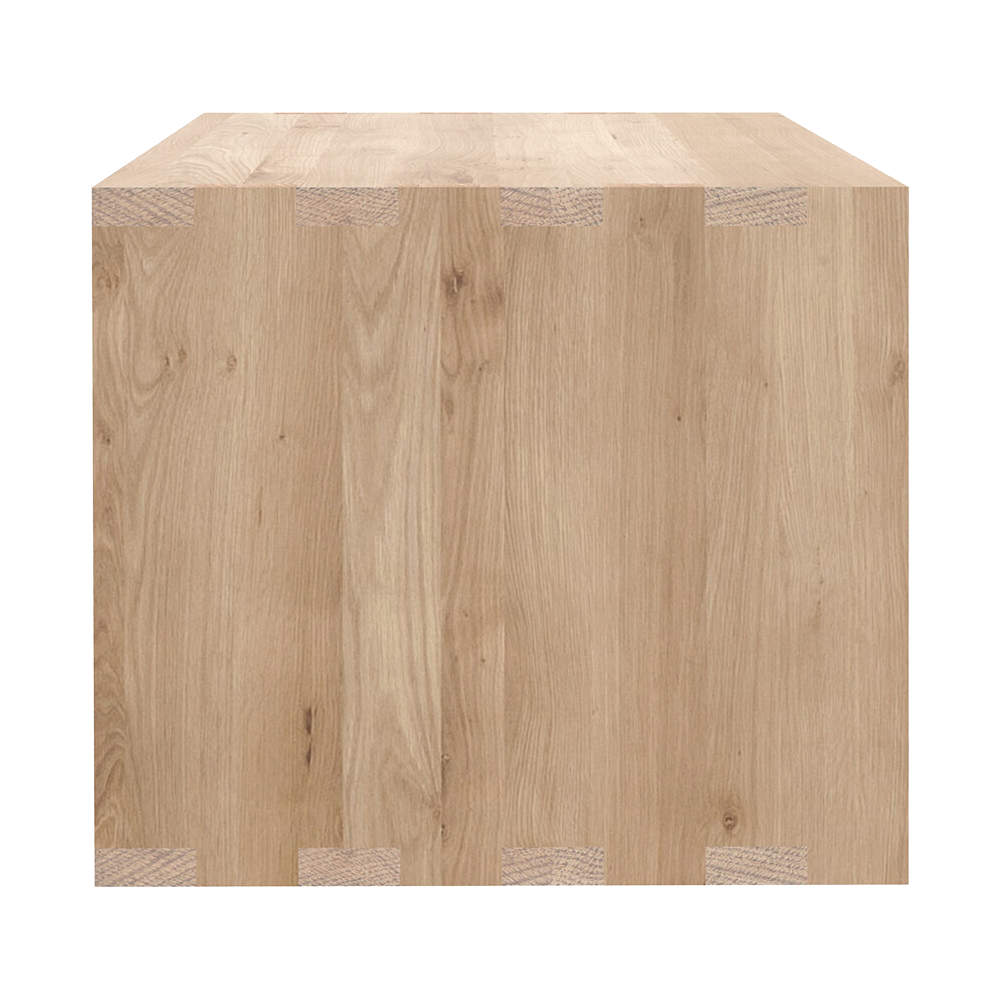 Table de chevet murale flottante scandinave en bois massif pour chambre à coucher
