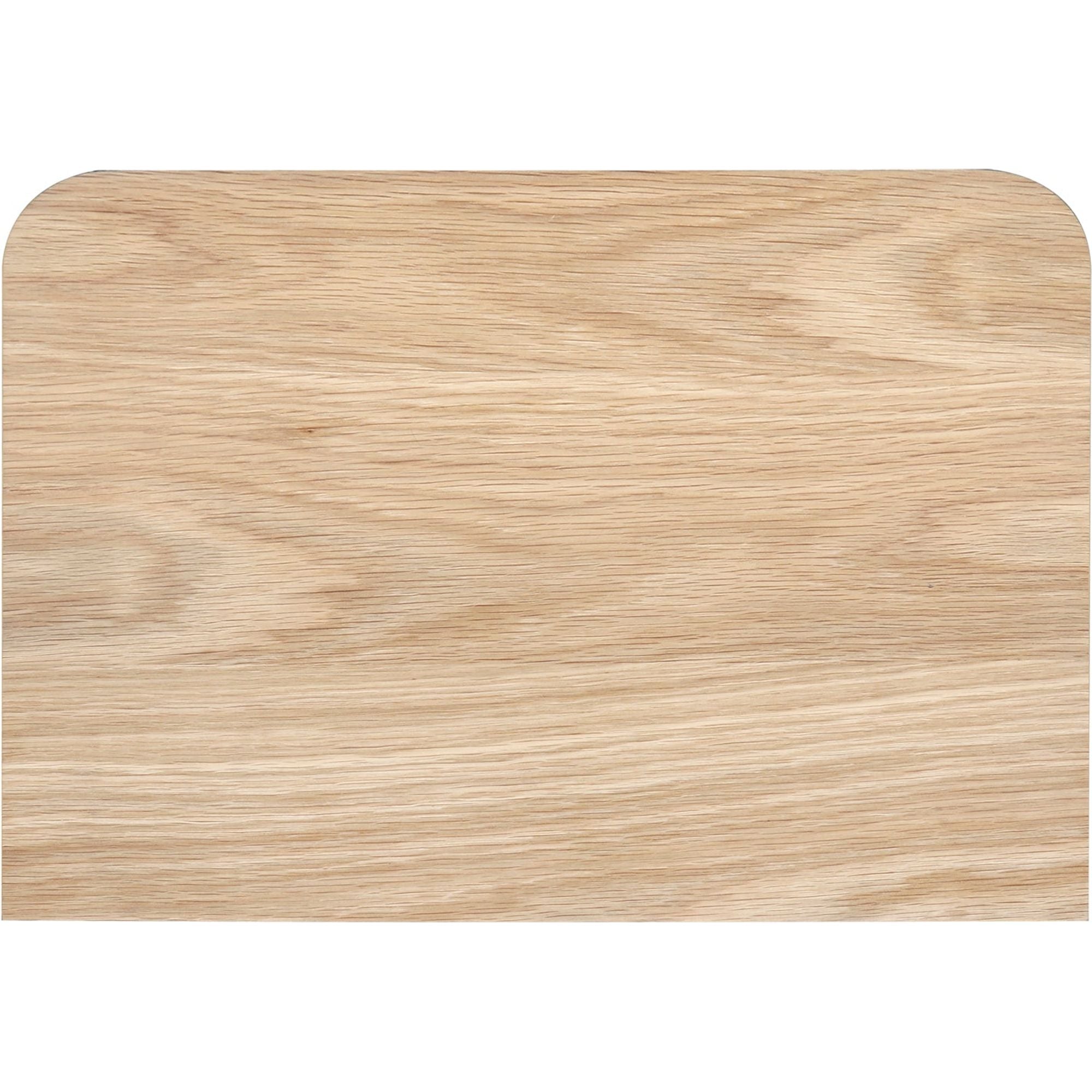 Table de chevet ronde en bois massif avec deux tiroirs, sans montage, pour chambre à coucher