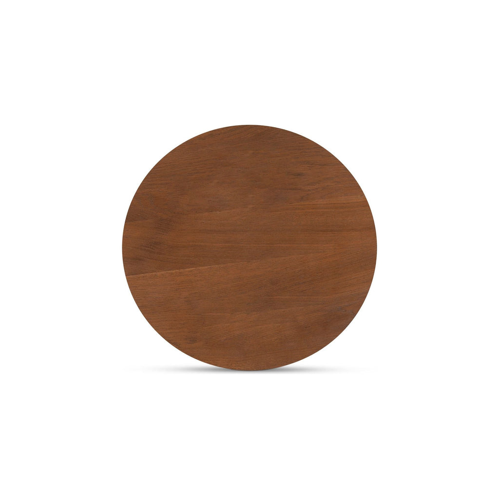 Table de chevet minimaliste en chêne massif courbé à 1 tiroir avec glissières à fermeture douce et poignée métallique pour chambre à coucher