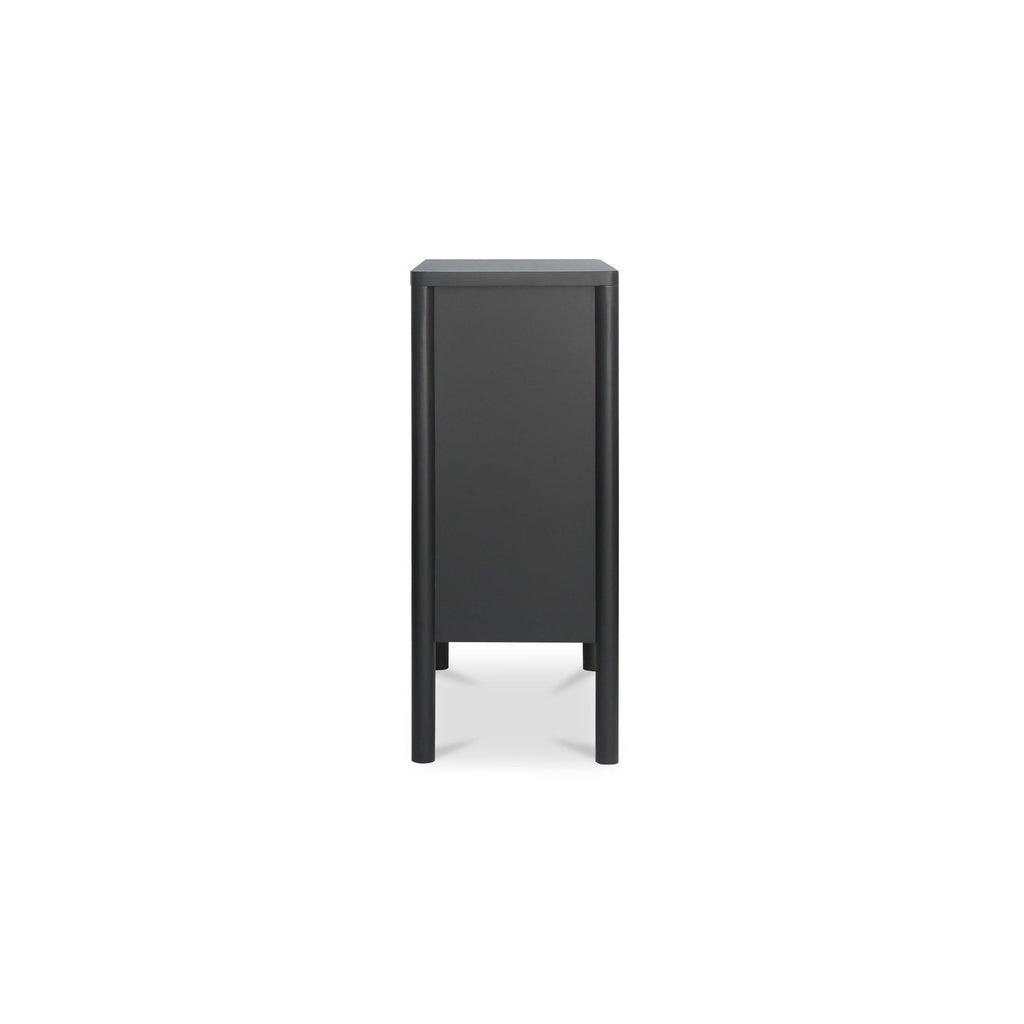 Armoire classique en bois d'hévéa et polyester rembourrée avec cadre à quatre montants pour chambre à coucher