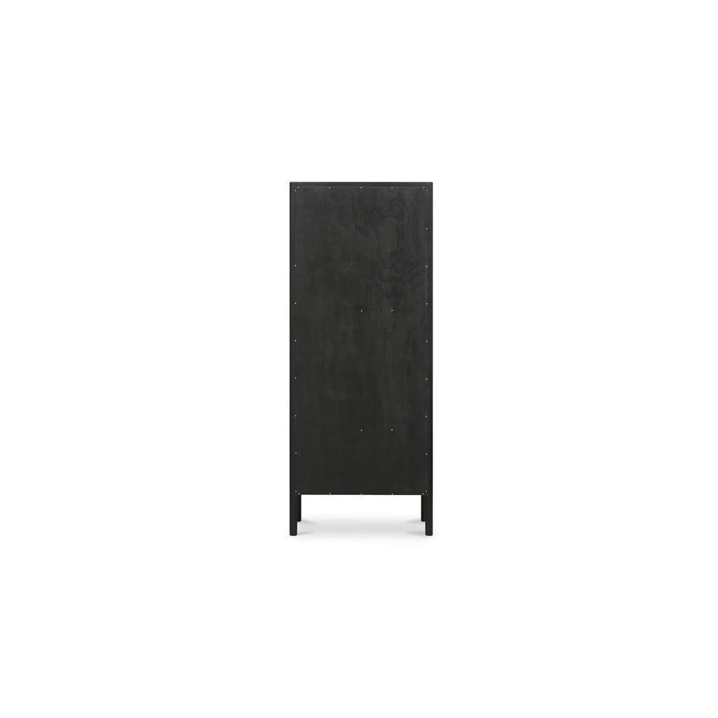 Armoire haute classique en hévéa et polyester rembourré avec cadre à lattes de soutien pour chambre à coucher