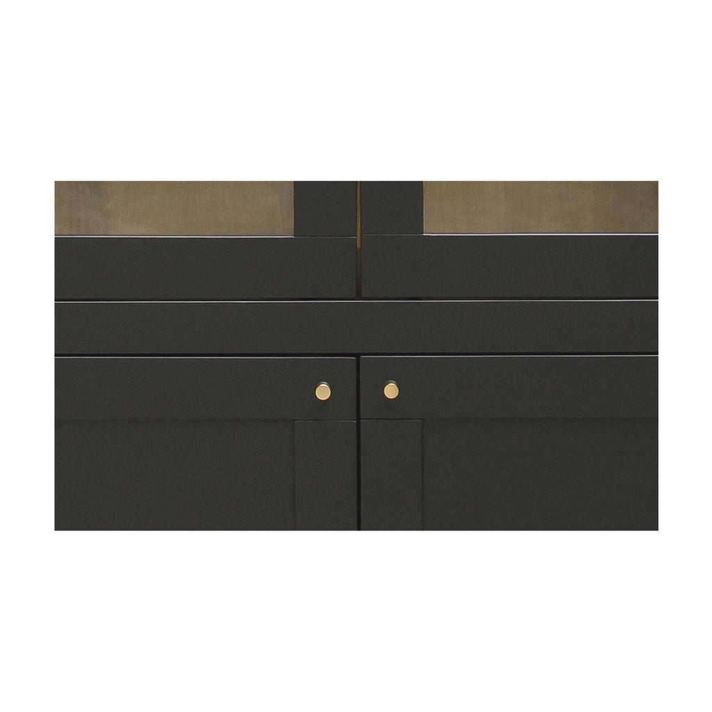 Armoire haute classique en hévéa et polyester rembourré avec cadre à lattes de soutien pour chambre à coucher