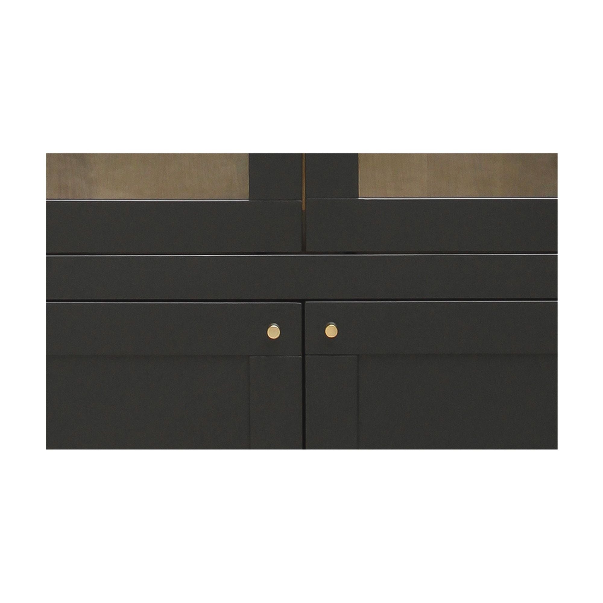 Armoire haute classique en hévéa et polyester rembourré avec cadre à lattes de soutien pour chambre à coucher