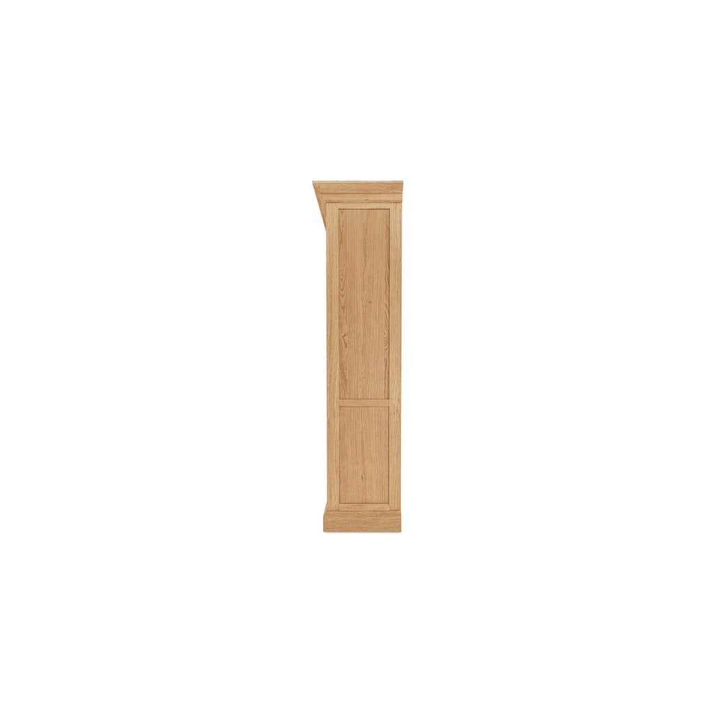 Meuble haut en bois massif naturel avec silhouette épurée pour salon ou couloir