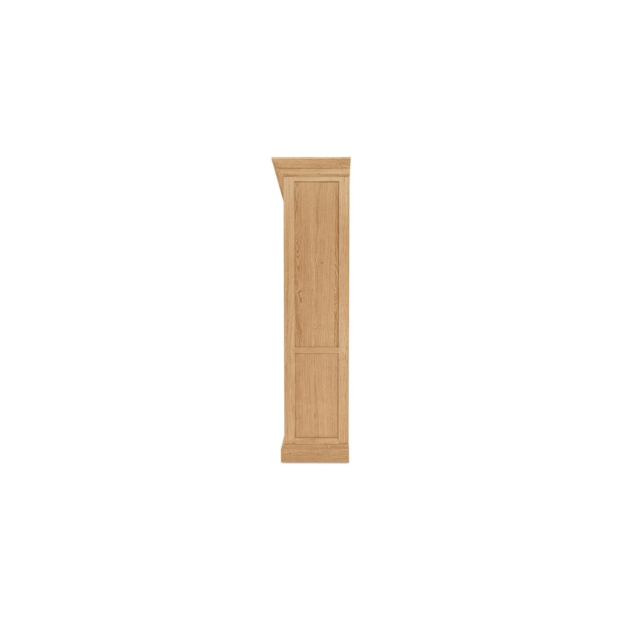 Meuble haut en bois massif naturel avec silhouette épurée pour salon ou couloir