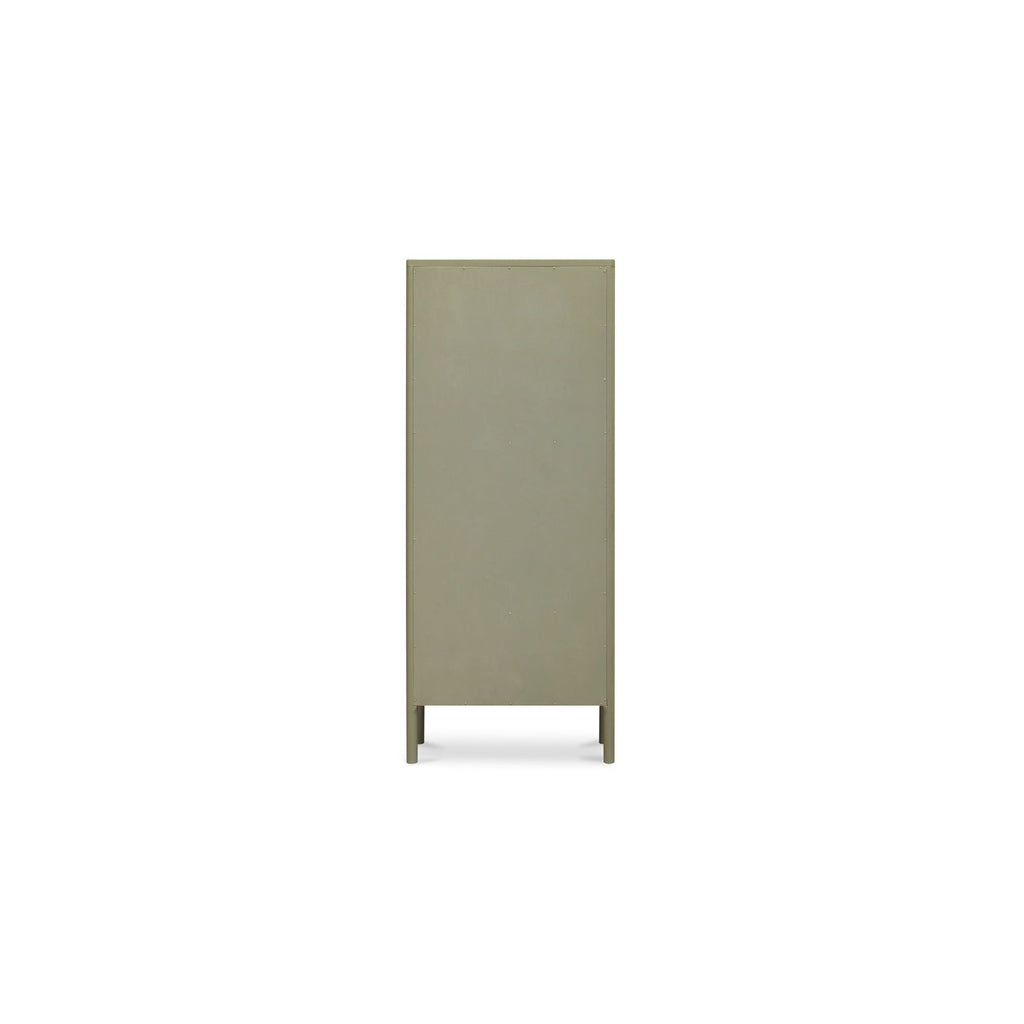 Armoire haute classique en hévéa et polyester rembourré avec cadre à lattes de soutien pour chambre à coucher