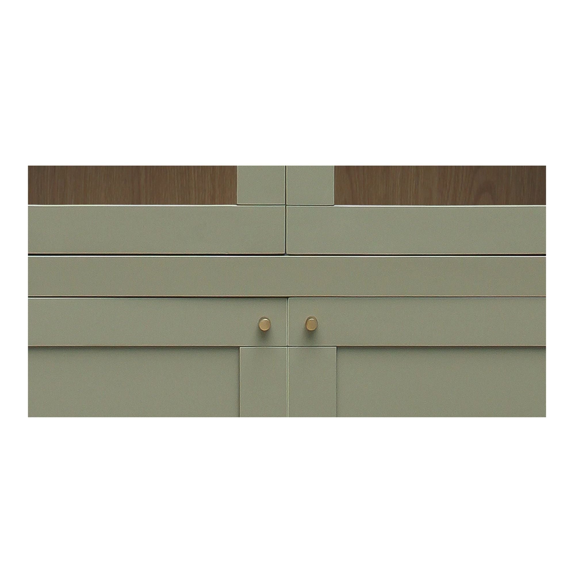 Armoire haute classique en hévéa et polyester rembourré avec cadre à lattes de soutien pour chambre à coucher