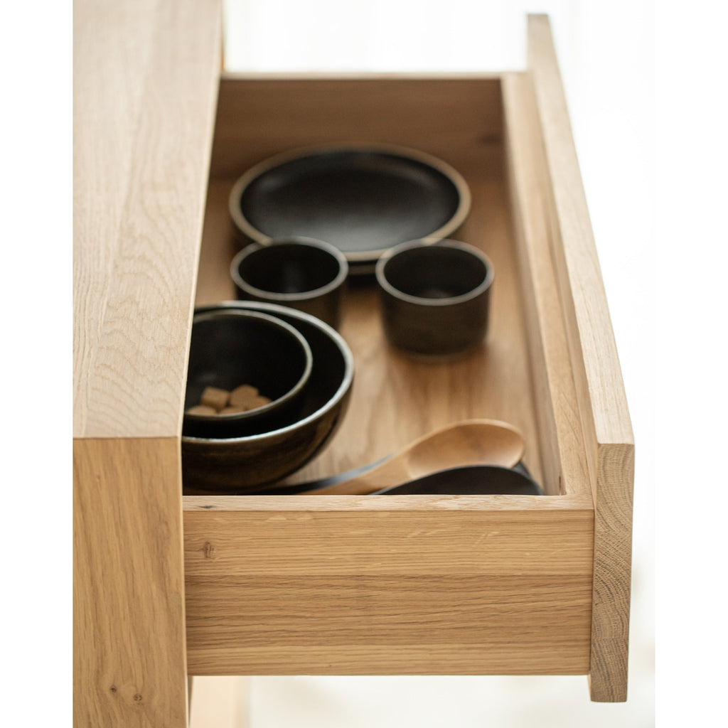 Table de chevet murale flottante scandinave en bois massif pour chambre à coucher