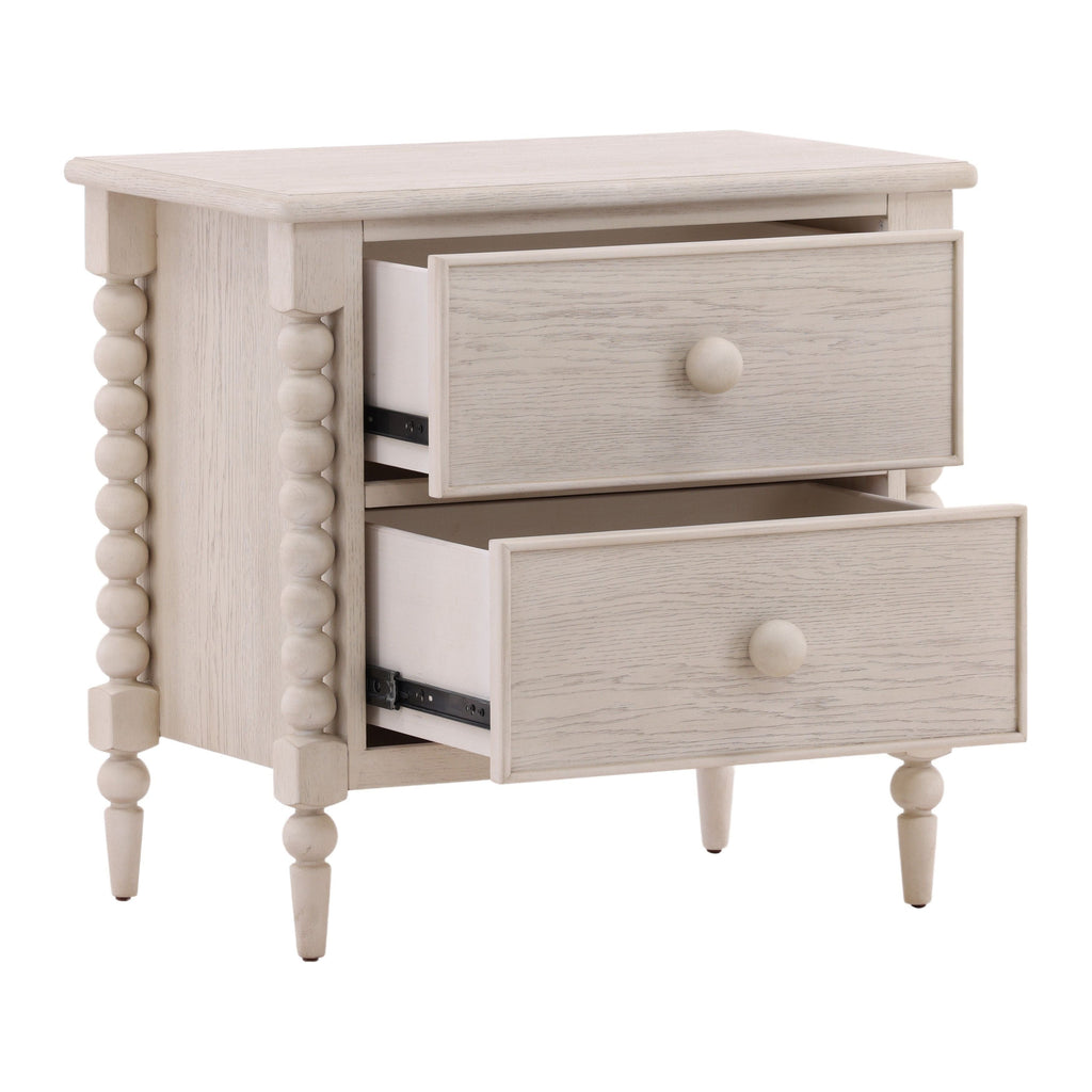 Table de chevet simple en bois massif avec armoire à porte unique pour chambre à coucher