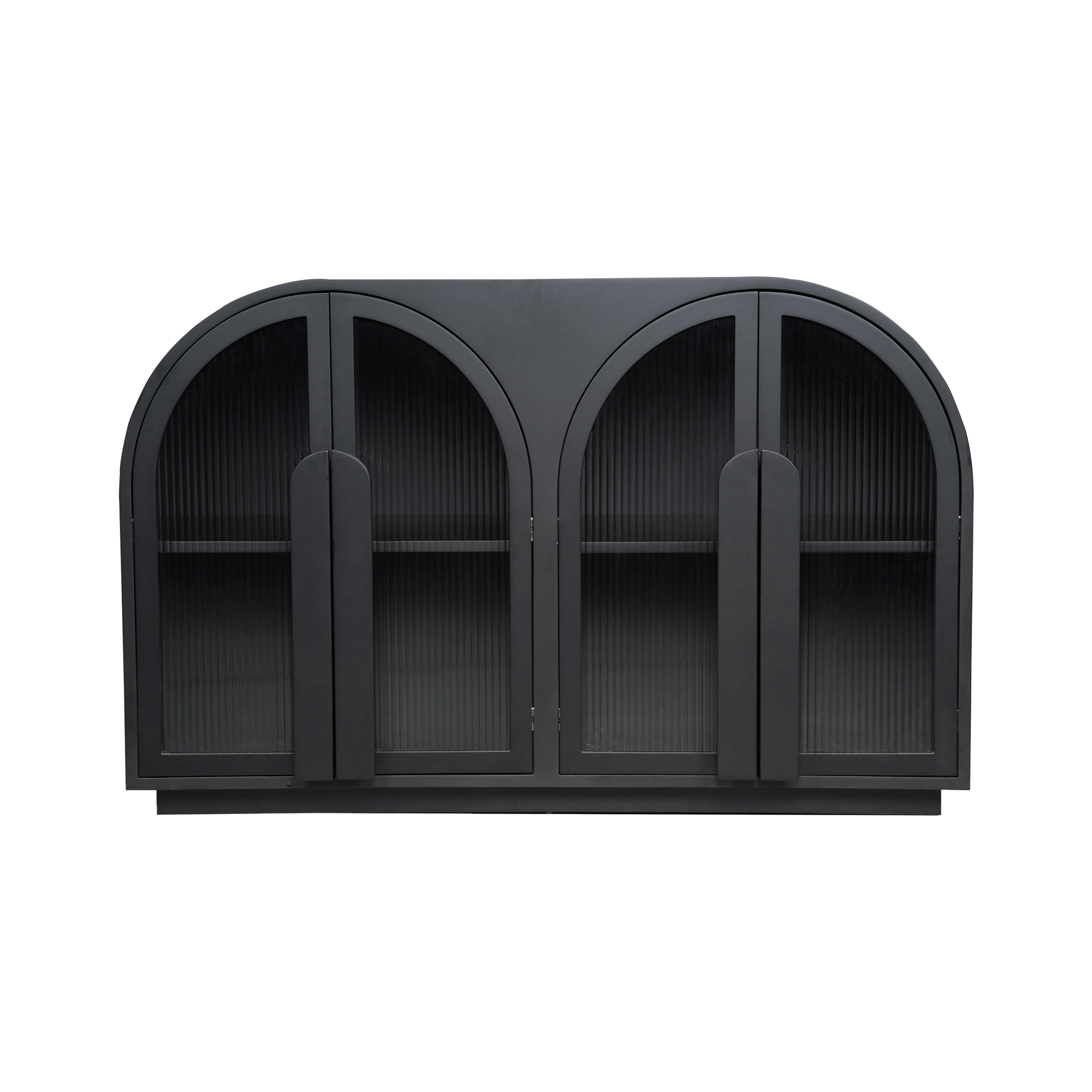 Meuble en similicuir d'agneau douillet et bois d'hévéa au design enveloppant contemporain pour salon