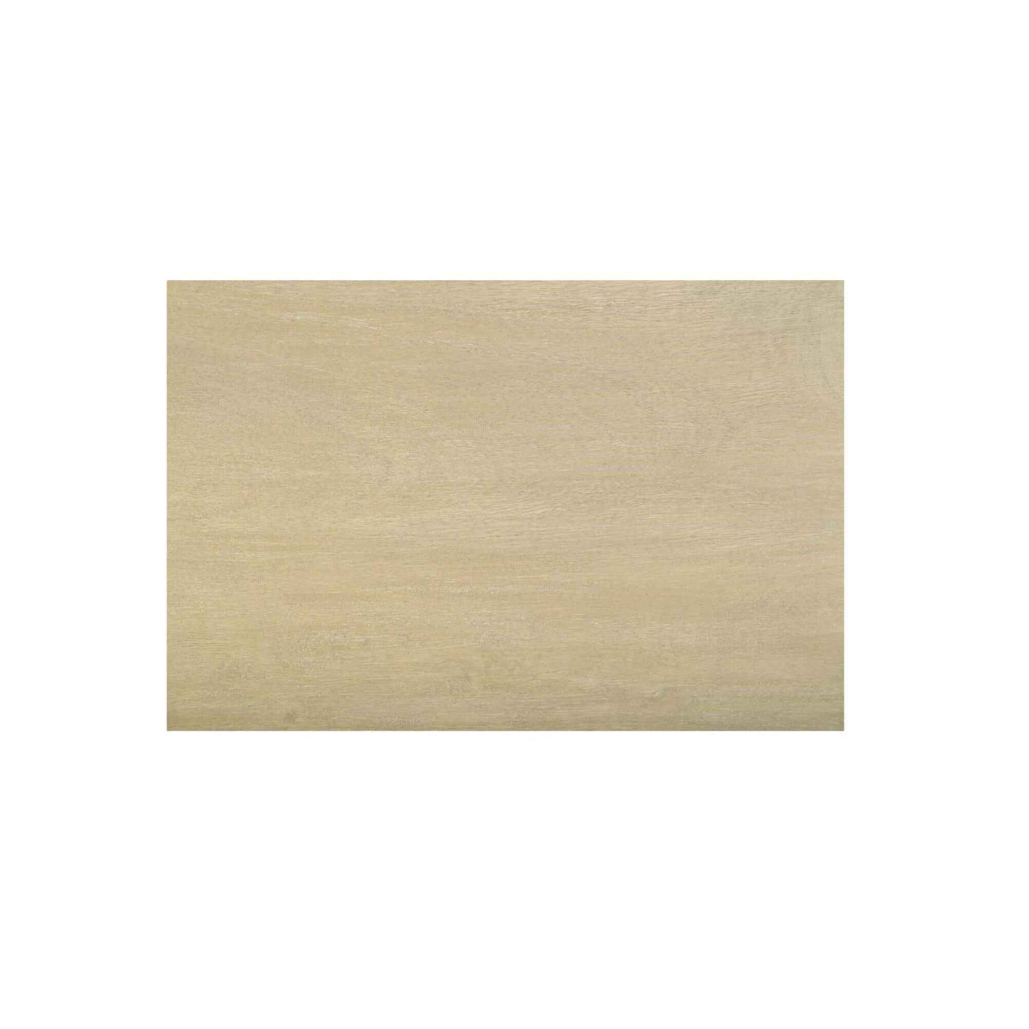 Table de chevet Shaker en bois de manguier avec bord festonné et poignées en laiton massif pour chambre à coucher