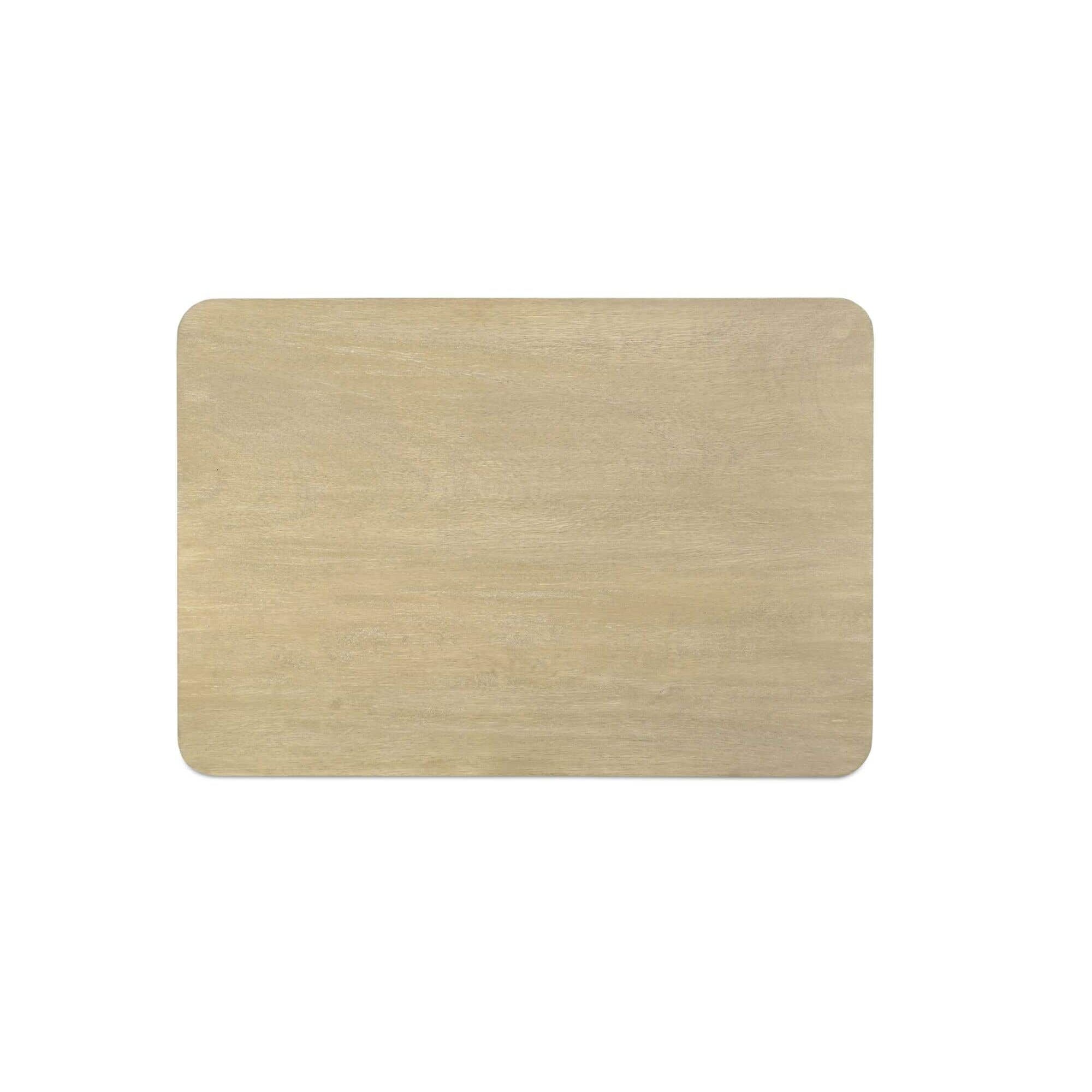 Table de chevet Shaker en bois de manguier avec bord festonné et poignées en laiton massif pour chambre à coucher